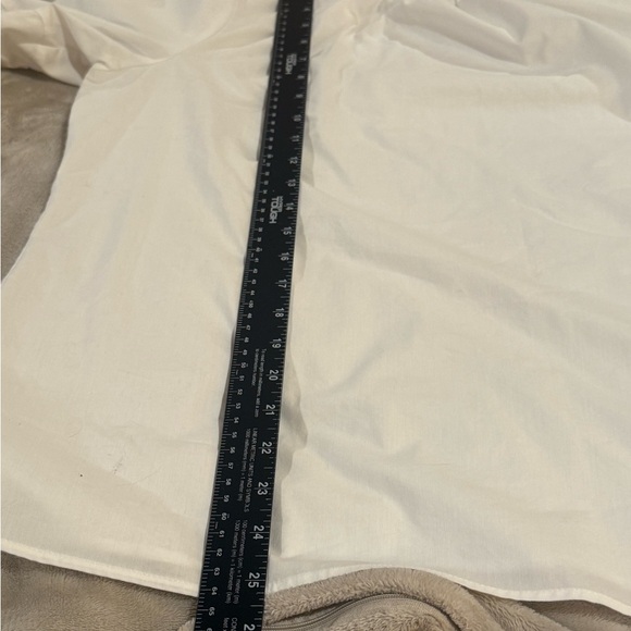 Worthington ladies’ large Regency Bishop Sleeve White Blouse ruffled collar - Picture 9 of 10